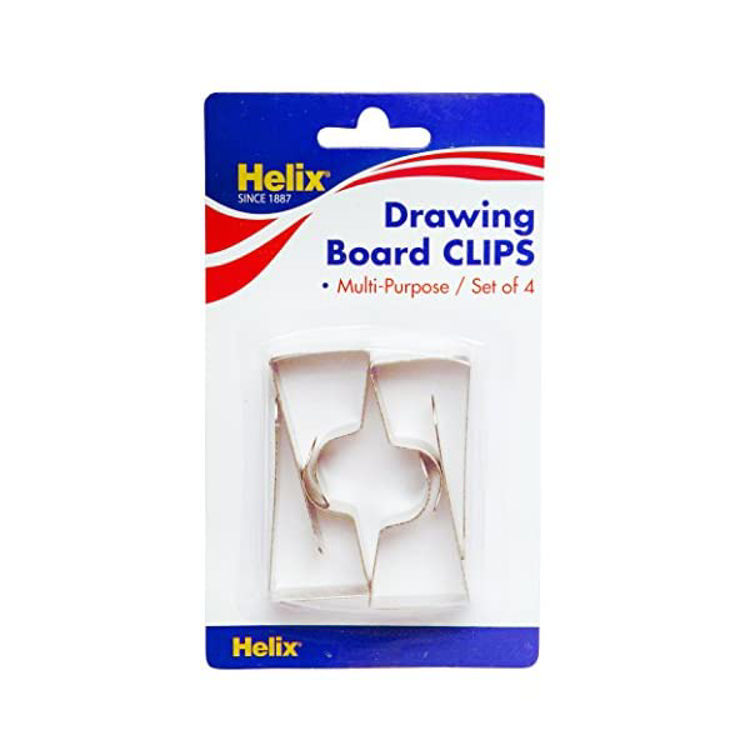 Picture of 7983 HELIX MULTI-PURPOSE/DRAWING BOARD CLIPS (PACK OF 4)